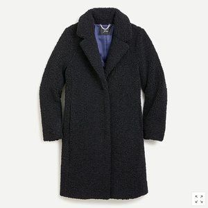 J.Crew Petite teddy sherpa topcoat